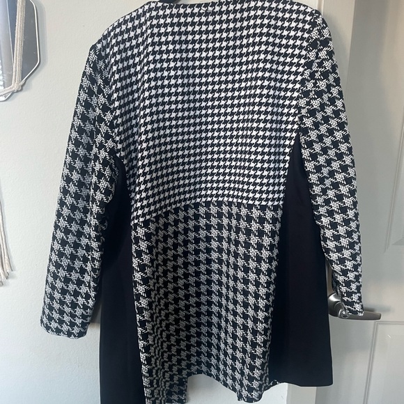 Coats | Chicos Houndstooth Jacket 